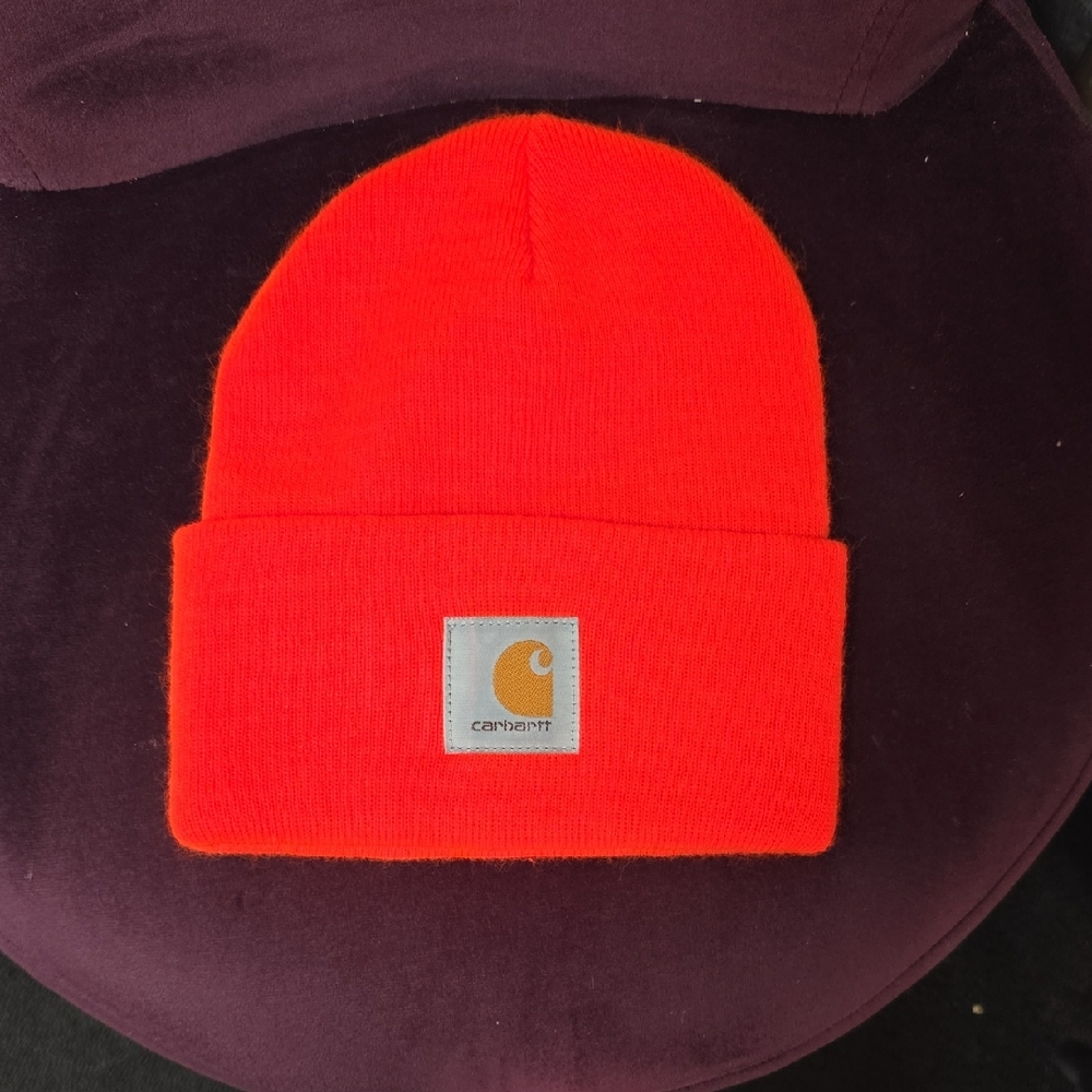 Carhartt Bright Red Knit Hat